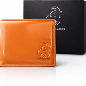 SAJAHANLEATHER Men Casual, Formal, Travel, Trendy Tan, Brown Genuine Leather Wallet (12 Card Slots)
