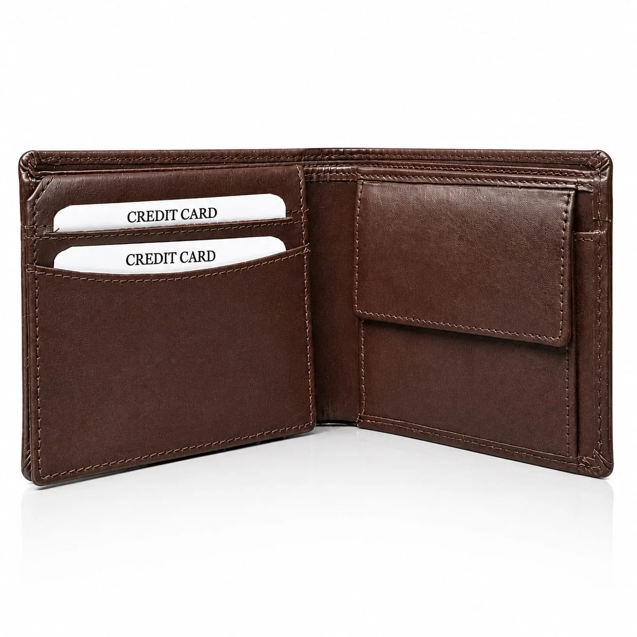 SAJAHANLEATHER Men Casual, Formal, Travel, Trendy Tan, Dark Chocolate Brown Genuine Leather Wallet