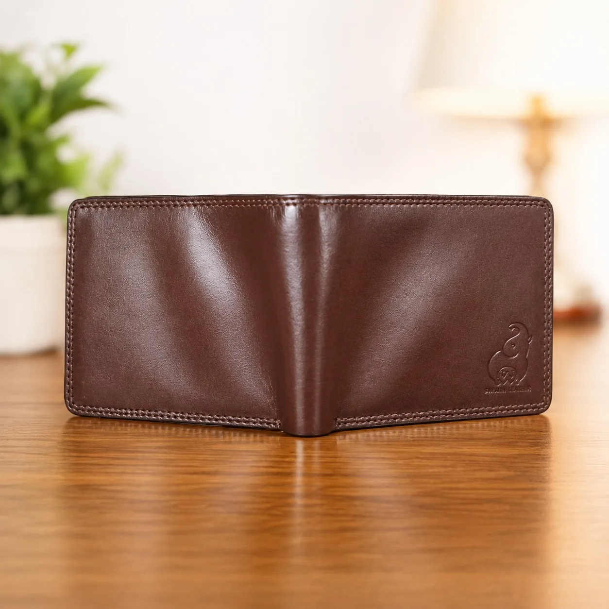 SAJAHANLEATHER Men Casual, Formal, Travel, Trendy Tan, Rich Chocolate Brown Genuine Leather Wallet