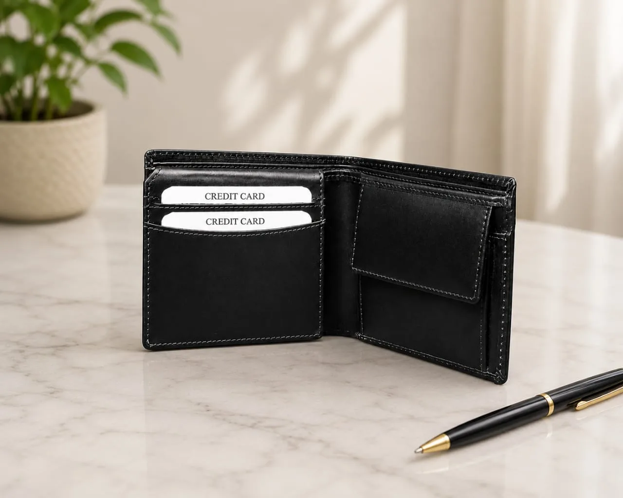 SAJAHANLEATHER Men Casual, Formal, Travel, Trendy Tan, Black Genuine Leather Wallet (12 Card Slots)