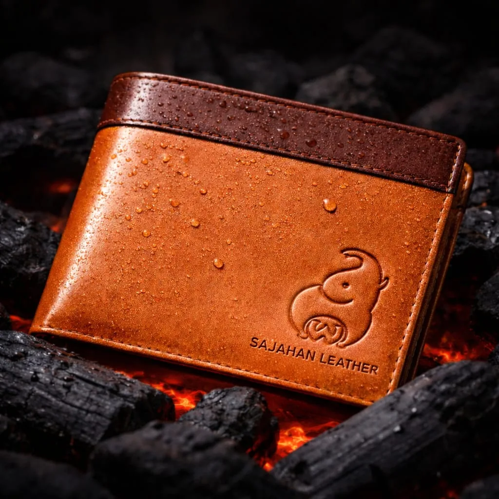 SAJAHANLEATHER Men Formal, Casual, Travel, Trendy Tan, Brown Genuine Leather Wallet (4 Card Slots)